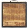 Voir la diapositive 5 : VIDAXL Table de chevet 40x40x35 cm Bois de manguier brut
