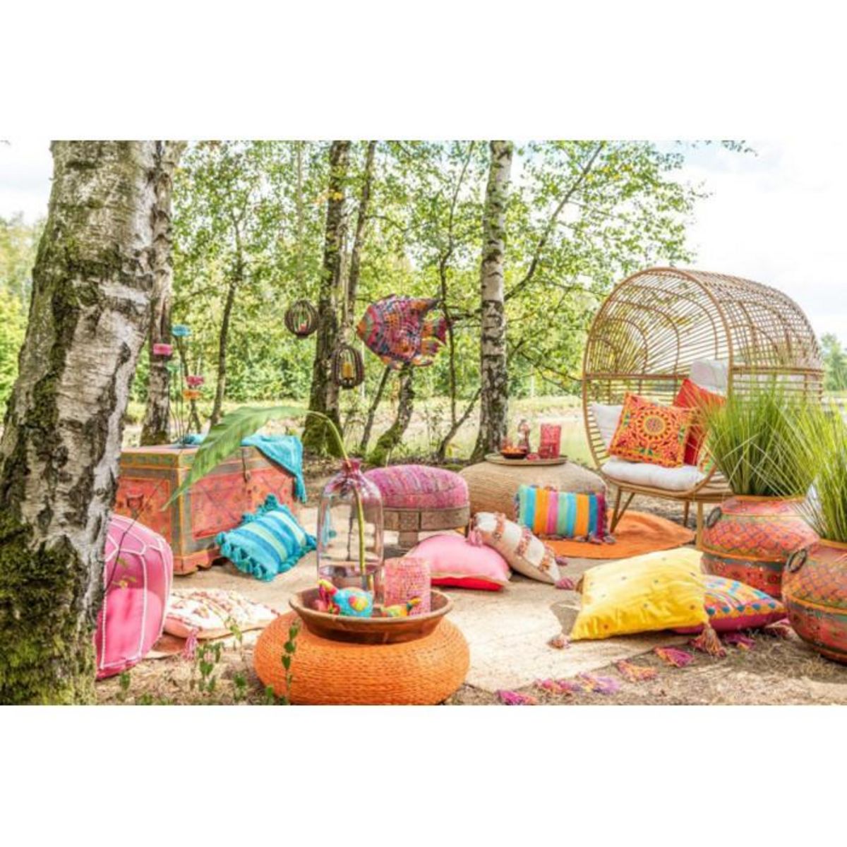 Paris Prix Fauteuil Design Ovale  Aciera  148cm Naturel