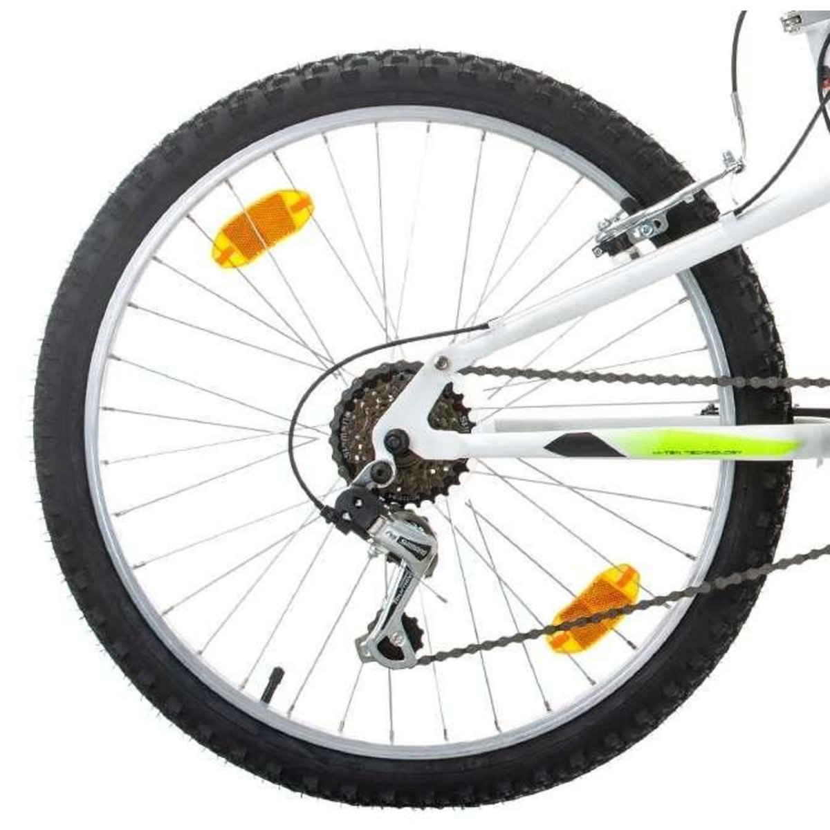 BACHINI Vélo enfant - VTT 24''  - Modèle Tout Suspendu avec transmission complète Shimano pour enfant de taille comprise entre 1.35 et 1.60m + Garde-boues offerts !