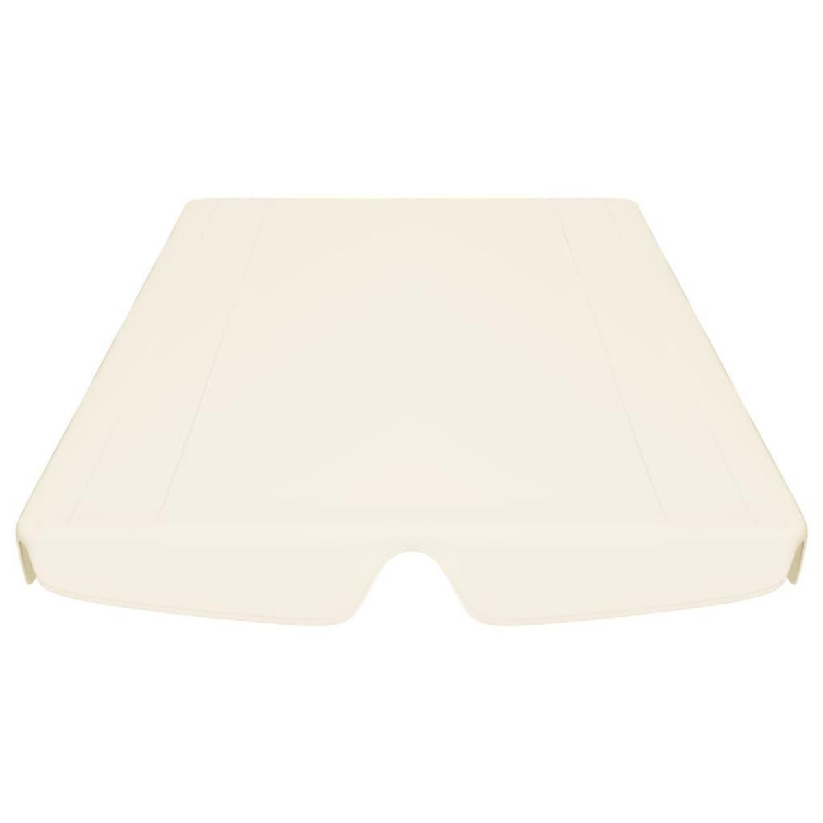 VIDAXL Toit de rechange de balançoire creme 188/168x145/110 cm