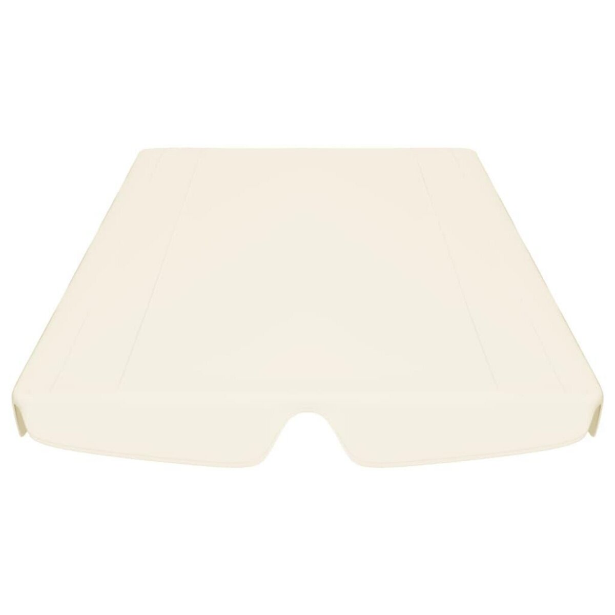 VIDAXL Toit de rechange de balançoire creme 188/168x145/110 cm