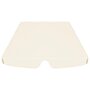 Voir la diapositive 4 : VIDAXL Toit de rechange de balançoire creme 188/168x145/110 cm