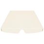 Voir la diapositive 4 : VIDAXL Toit de rechange de balançoire creme 188/168x145/110 cm