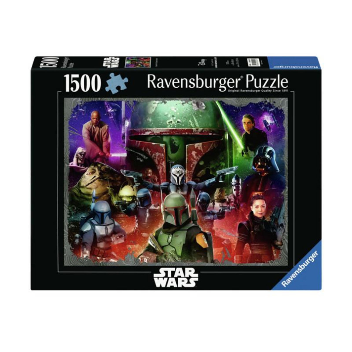 RAVENSBURGER Ravensburger - Jigsaw puzzle Star Wars Boba Fett Bounty Hunter, 1500 pcs. 120004271