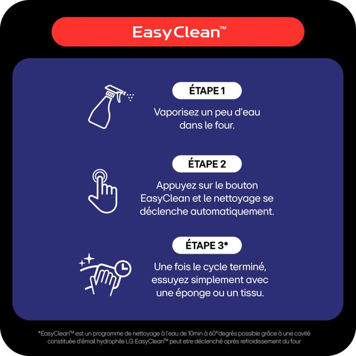 LG Four encastrable WS7D7651CS Instaview