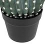 Voir la diapositive 3 : ATMOSPHERA Plante Artificielle en Pot  Cactus  25cm Vert
