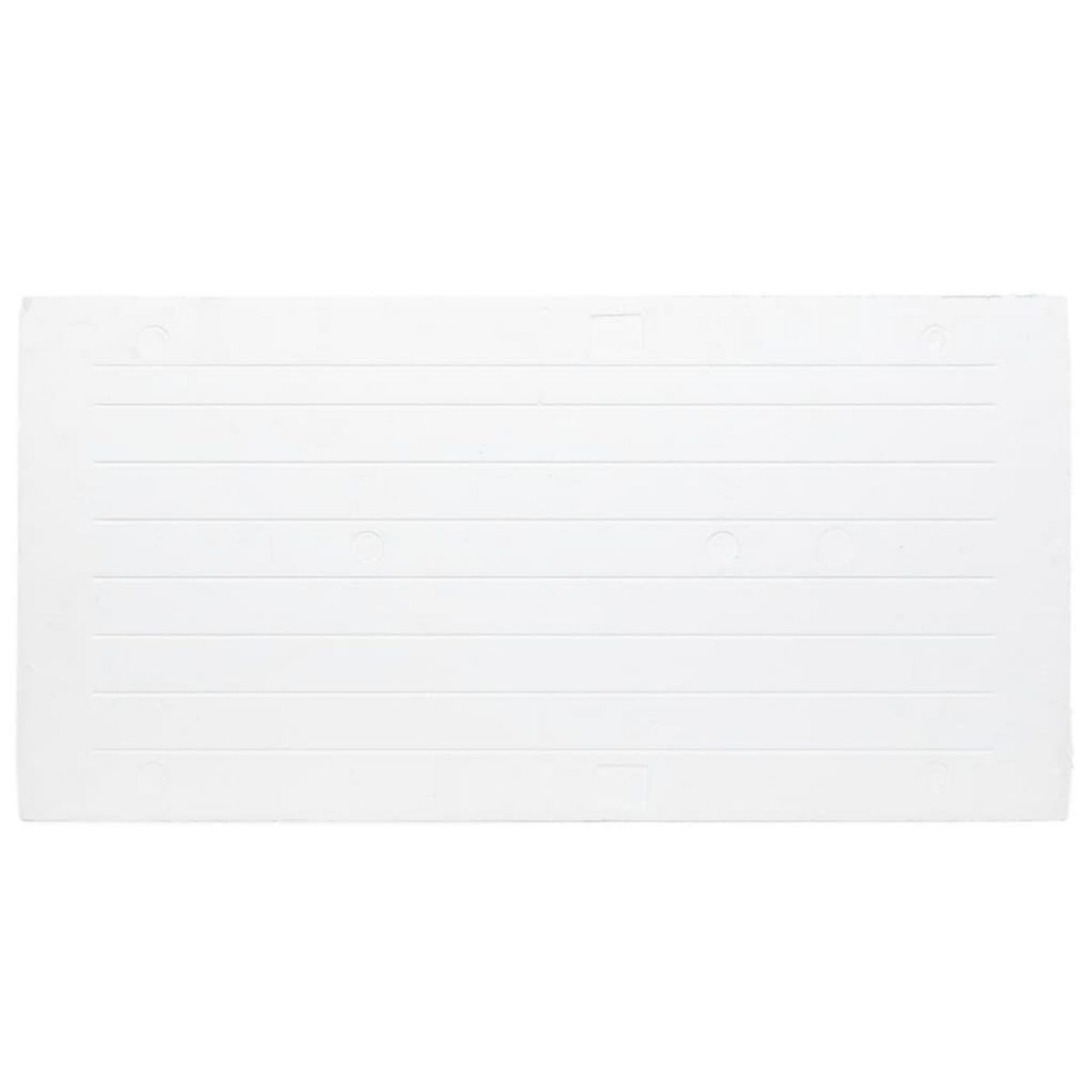 VIDAXL Panneaux muraux 3D 10 pcs rouge 100x50 cm EPS