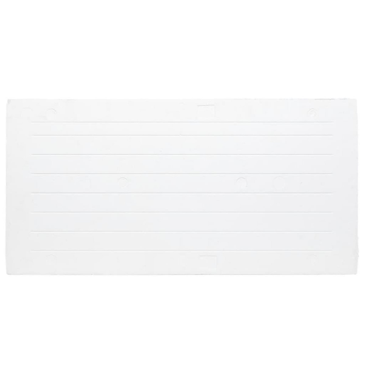 VIDAXL Panneaux muraux 3D 10 pcs rouge 100x50 cm EPS