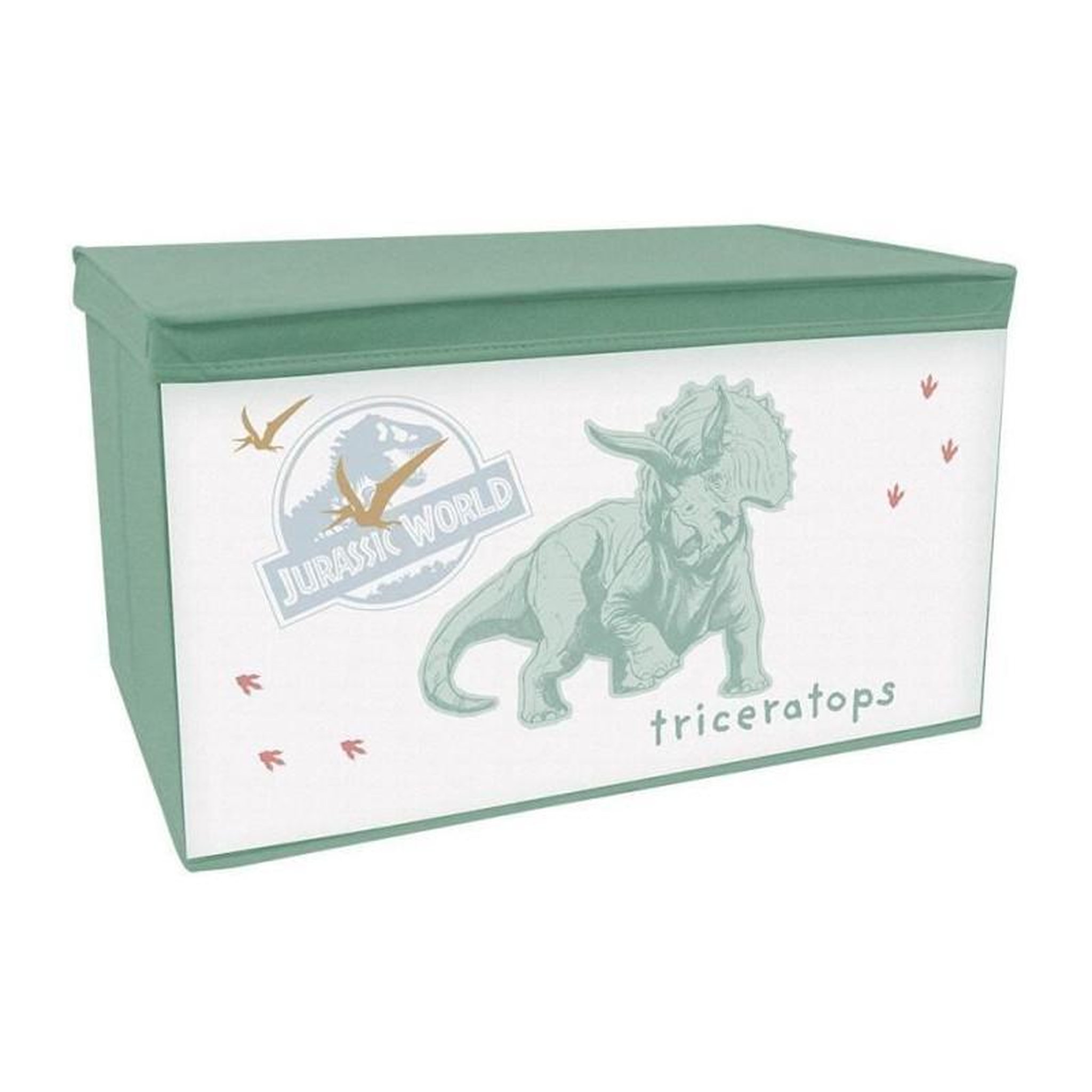 Fun House FUN HOUSE Jurrasic World Coffre a jouets dinosaures - Pliable - 55,5 x 34,5 x 34 cm - Pour enfant