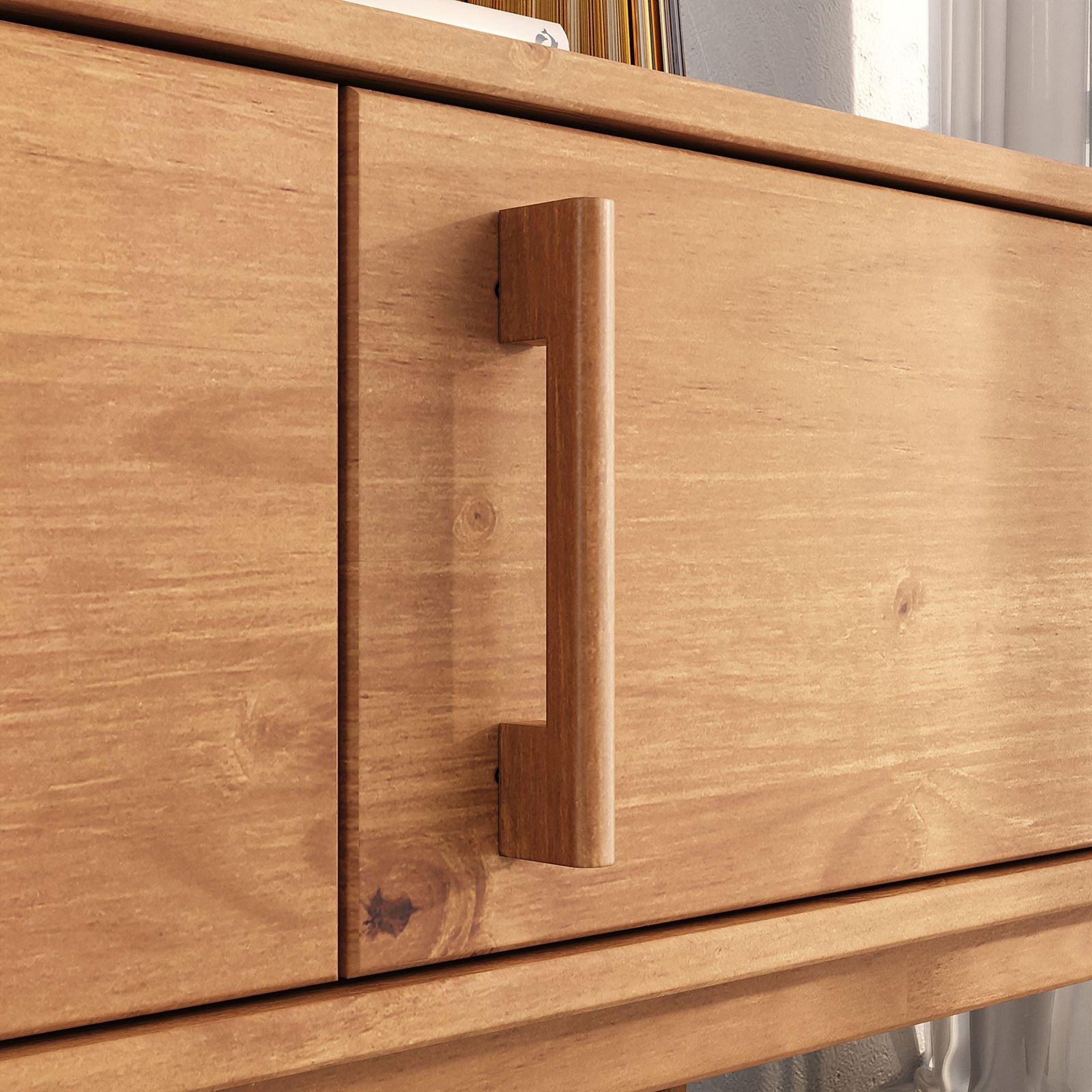 Voir la diapositive 5 : IDIMEX Meuble TV TECCA L 180 cm 3 portes en bois massif