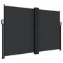 Voir la diapositive 2 : VIDAXL Auvent lateral retractable noir 160x1200 cm