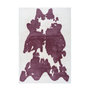 Voir la diapositive 1 : Paris Prix Tapis Imitation Fourrure  Rabbit  Violet & Blanc