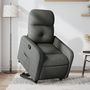 Voir la diapositive 1 : VIDAXL Fauteuil inclinable Gris fonce Tissu