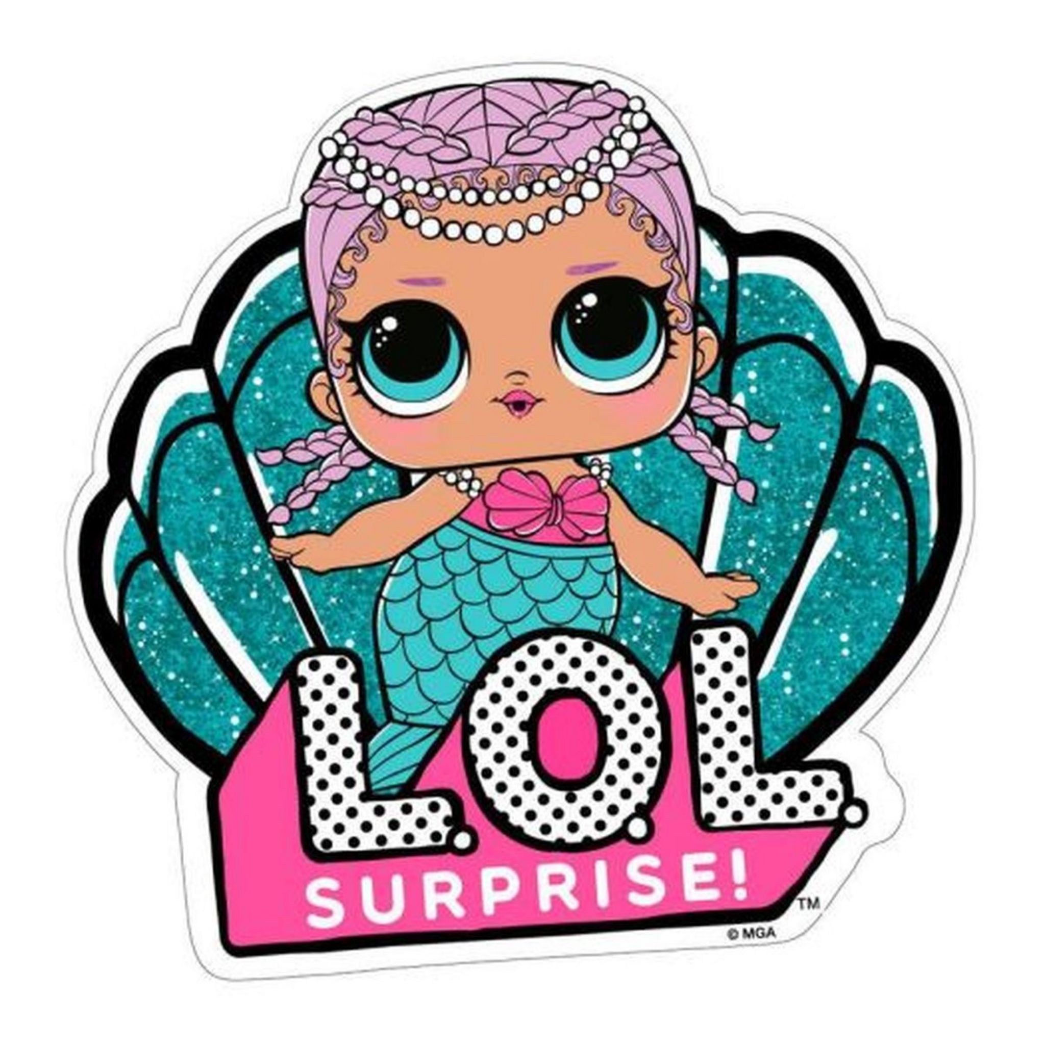 Serviette De Plage LOL Surprise Motif Coquillage – 115 Cm – Neuve