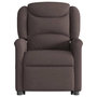 Voir la diapositive 5 : VIDAXL Fauteuil inclinable de massage Marron fonce Tissu