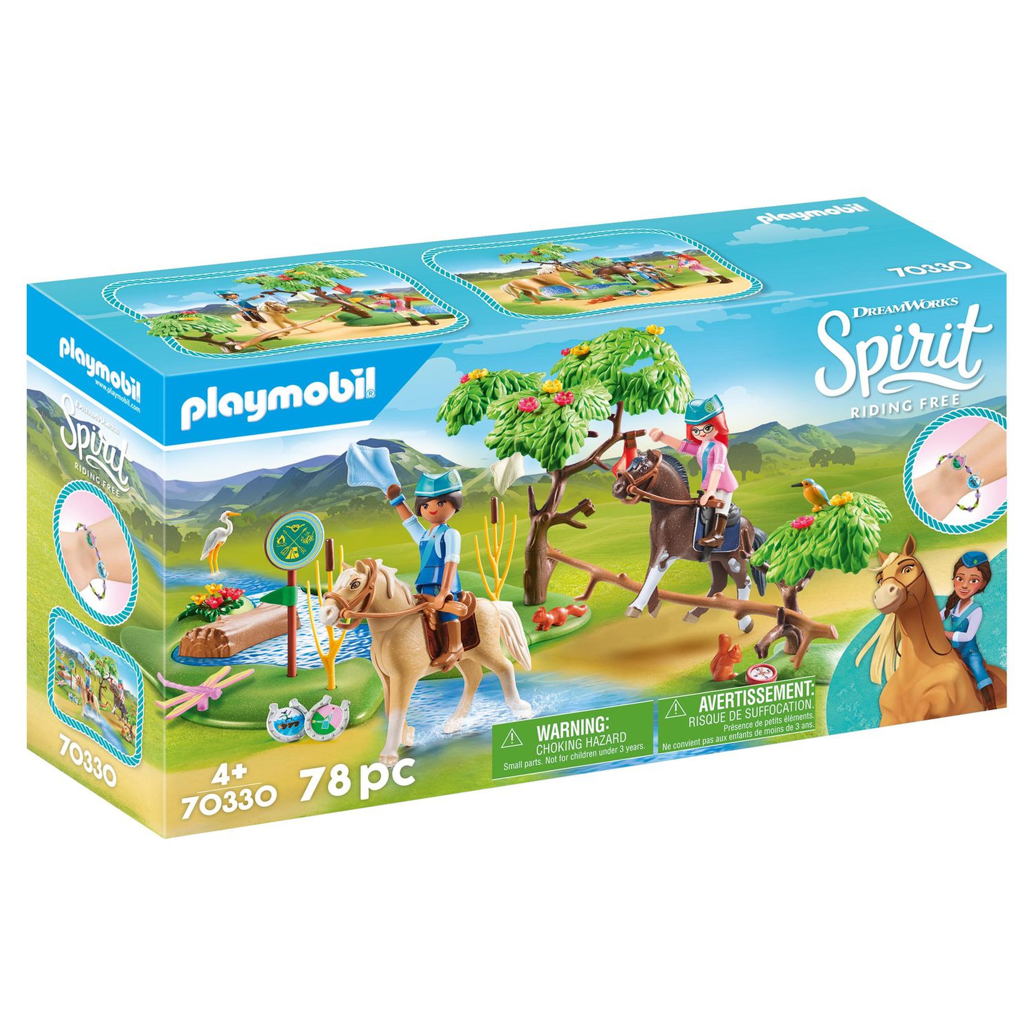 Voir la diapositive 1 : PLAYMOBIL 70330 - Spirit -  Mare avec végétation