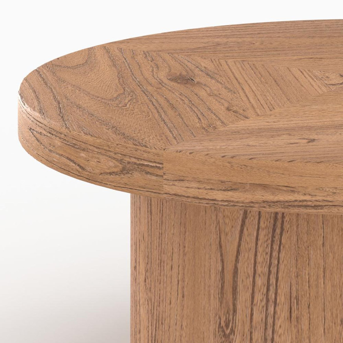 Rendez vous déco Table basse ronde en bois d'orme D80 cm-Garance