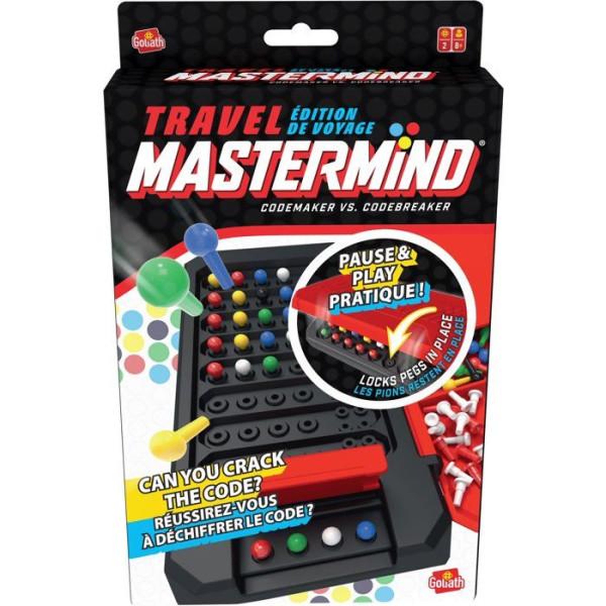 Voir la diapositive 5 : GOLIATH Mastermind Travel Box - jeu de logique - GOLIATH - format voyage