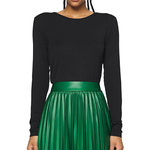 JACQUELINE DE YONG T-shirt Manches Longues Noir Femme JDY Mila. Coloris disponibles : Noir