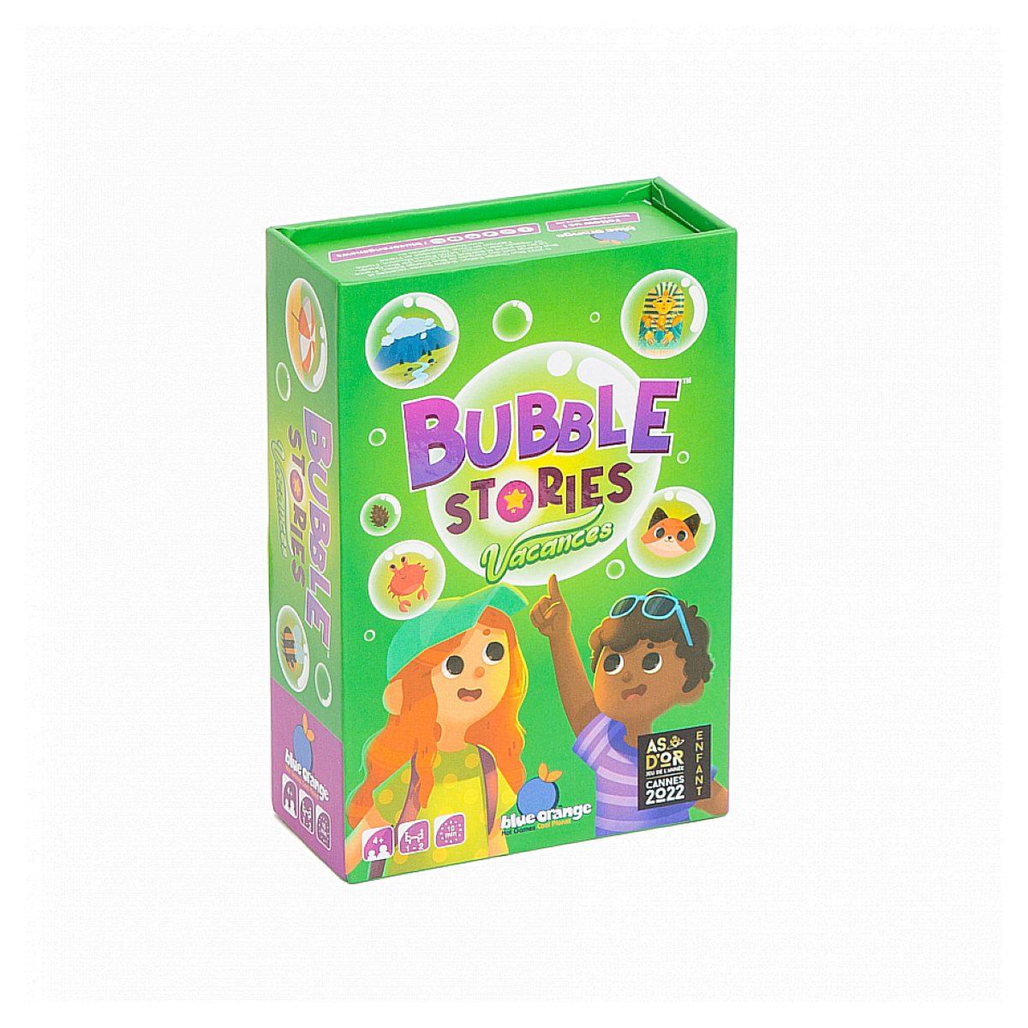 Blue orange Bubble stories vacances escape game pour 4 ans