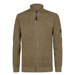 Petrol Industries Sweat Zippé  Homme Petrol Industries Collar. Coloris disponibles : Beige