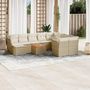 Voir la diapositive 1 : VIDAXL Salon de jardin 11 pcs avec coussins beige resine tressee