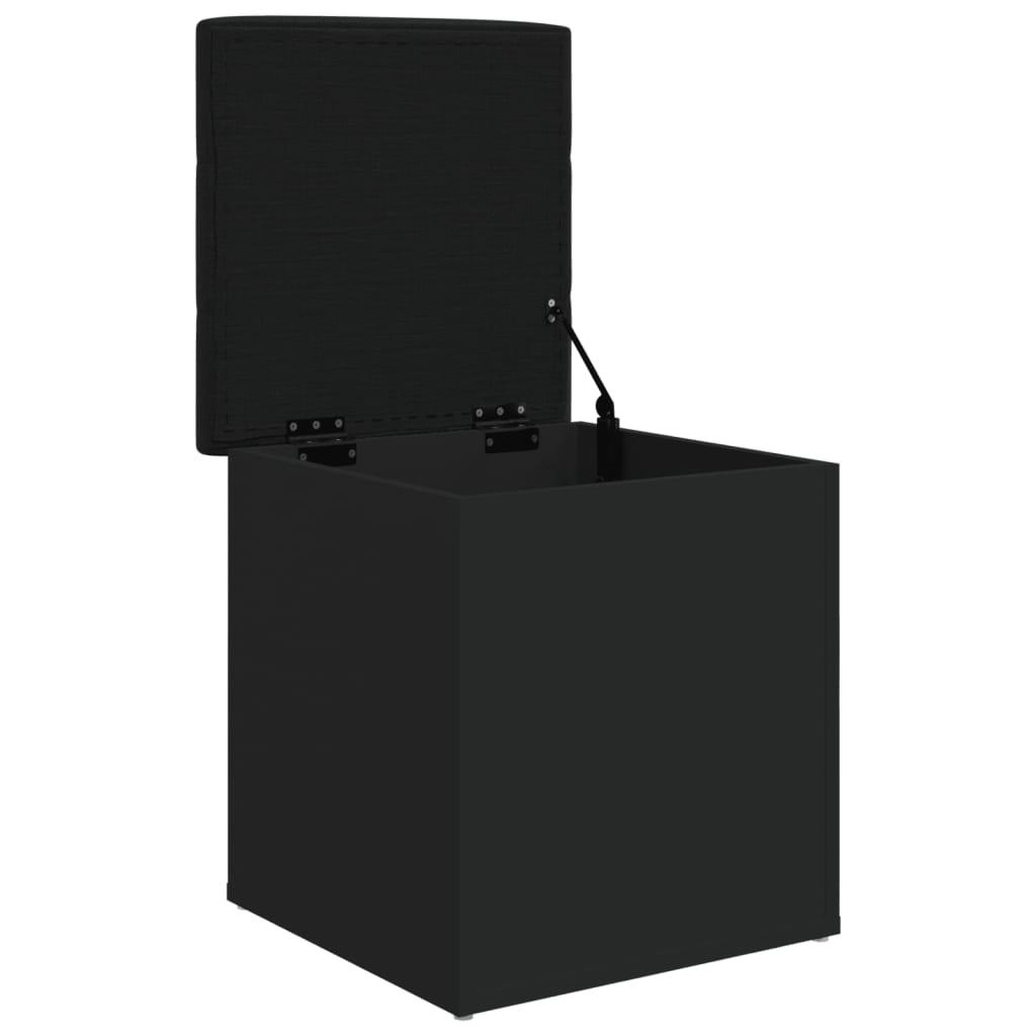 Voir la diapositive 4 : VIDAXL Banc de rangement noir 42x42x45 cm bois d'ingenierie