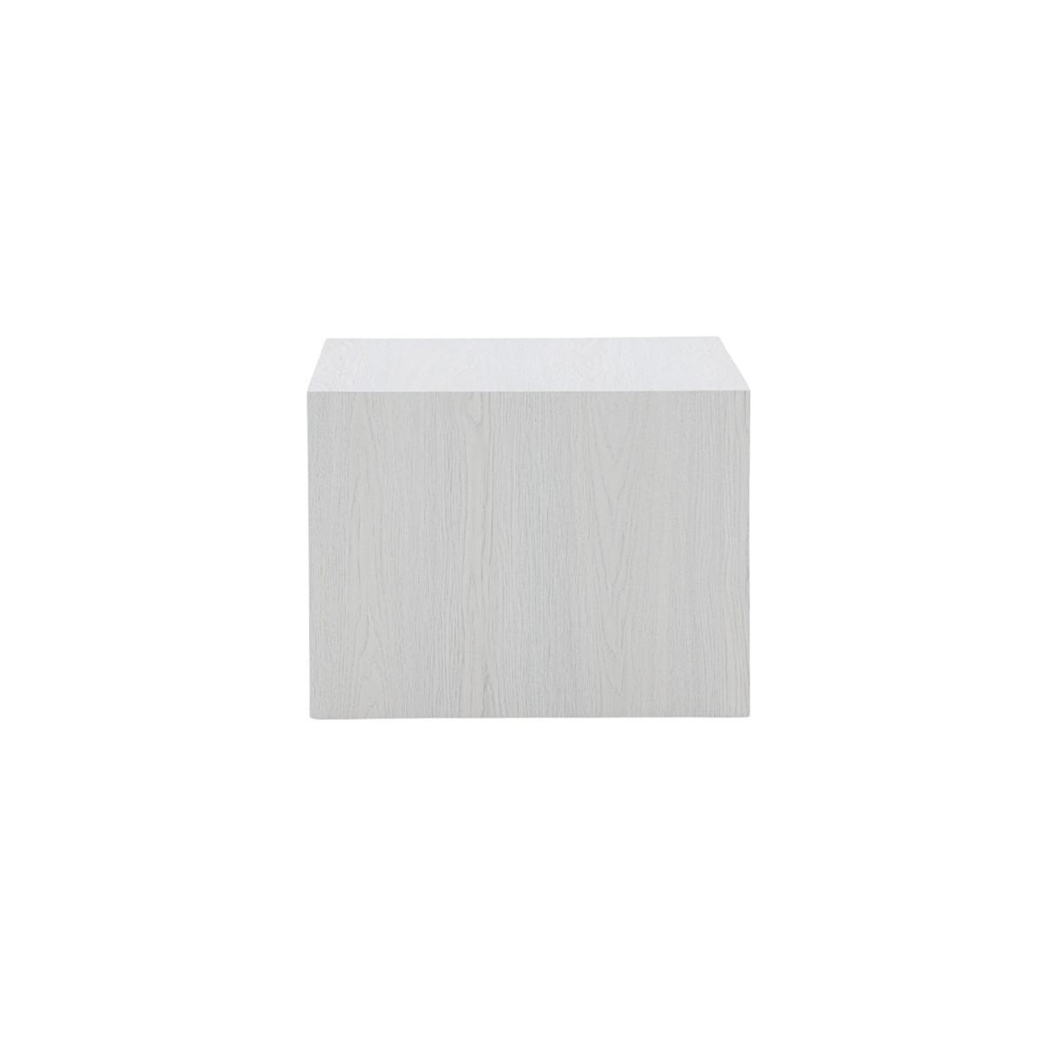 Voir la diapositive 2 : Paris Prix Table basse  york  80cm blanc