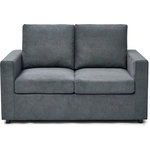 Habitat et Jardin Canapé convertible express en tissu  Elena  - 3 places - Couchage 140 cm - Gris