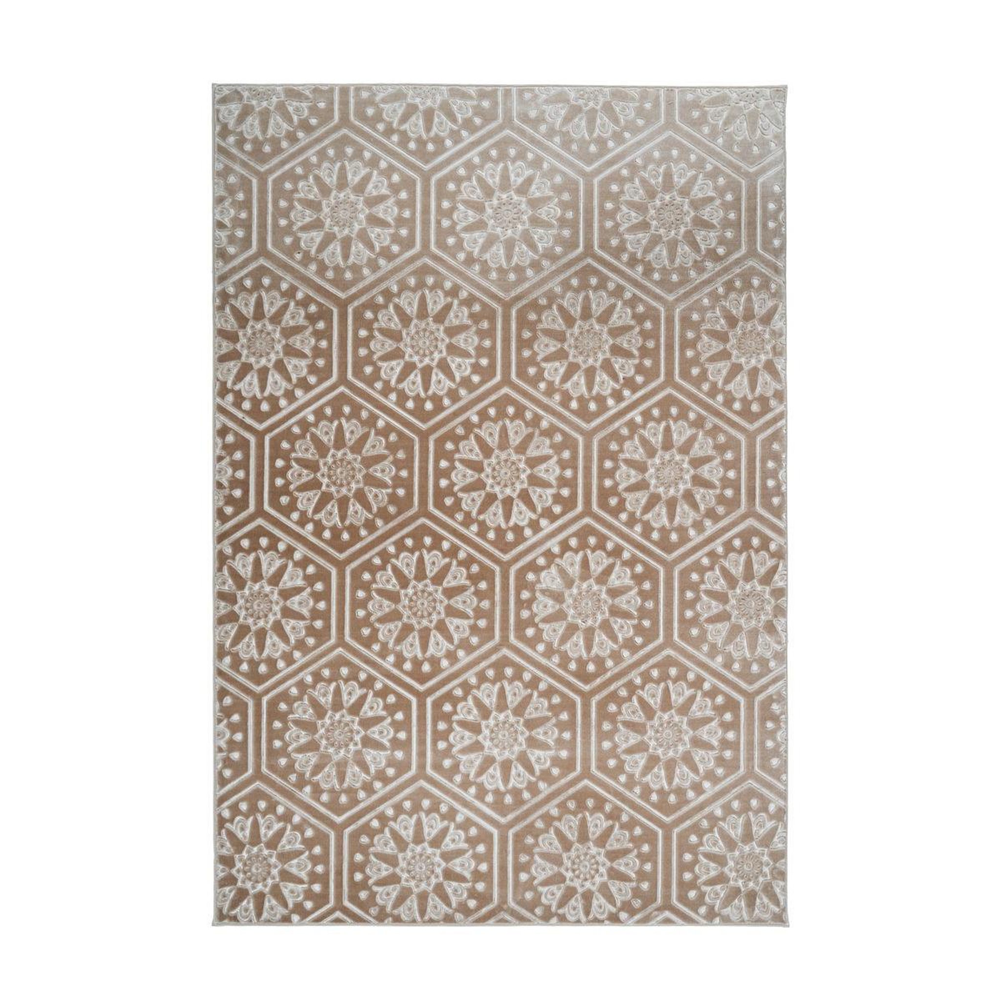 Paris Prix Tapis moderne fait main  monroe ii  taupe. Coloris disponibles : Marron