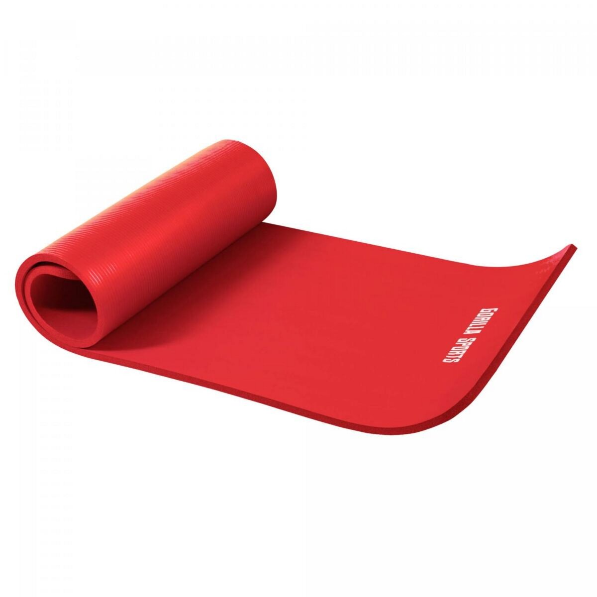 HOMCOM Tapis de gymnastique yoga pilates fitness pliable portable grand  confort 180L x 60l x 5H cm revêtement synthétique rose