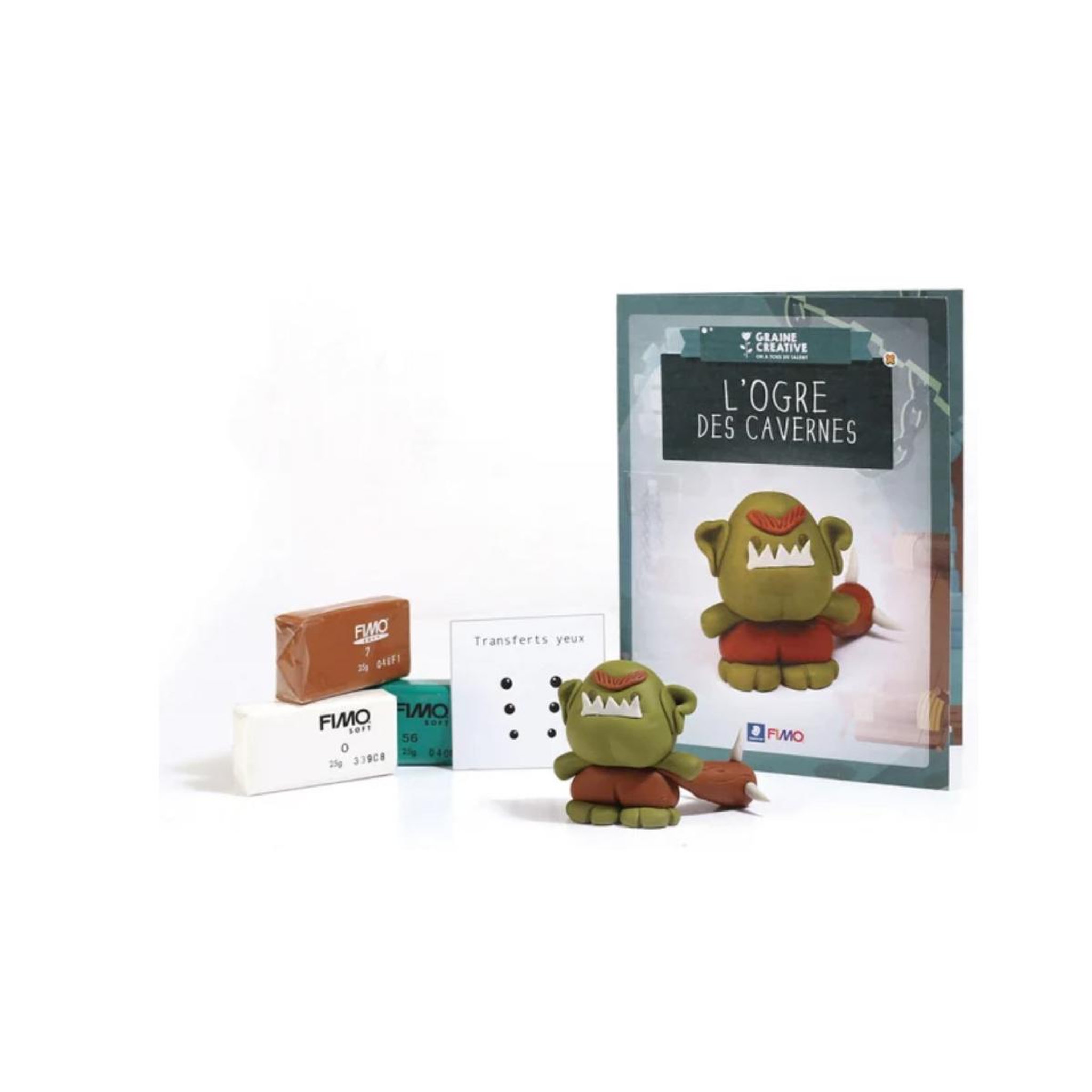 Voir la diapositive 2 : Graine créative Boite Metal Fimo Fantastique Ogre