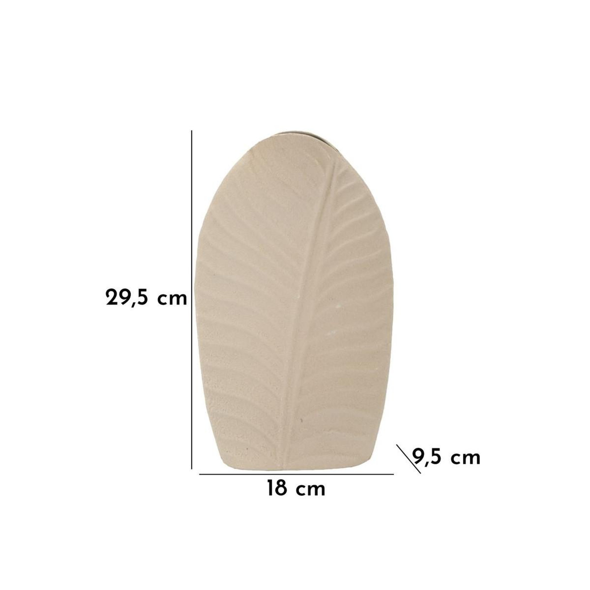 Voir la diapositive 6 : Paris Prix Vase design  dune  29cm crème