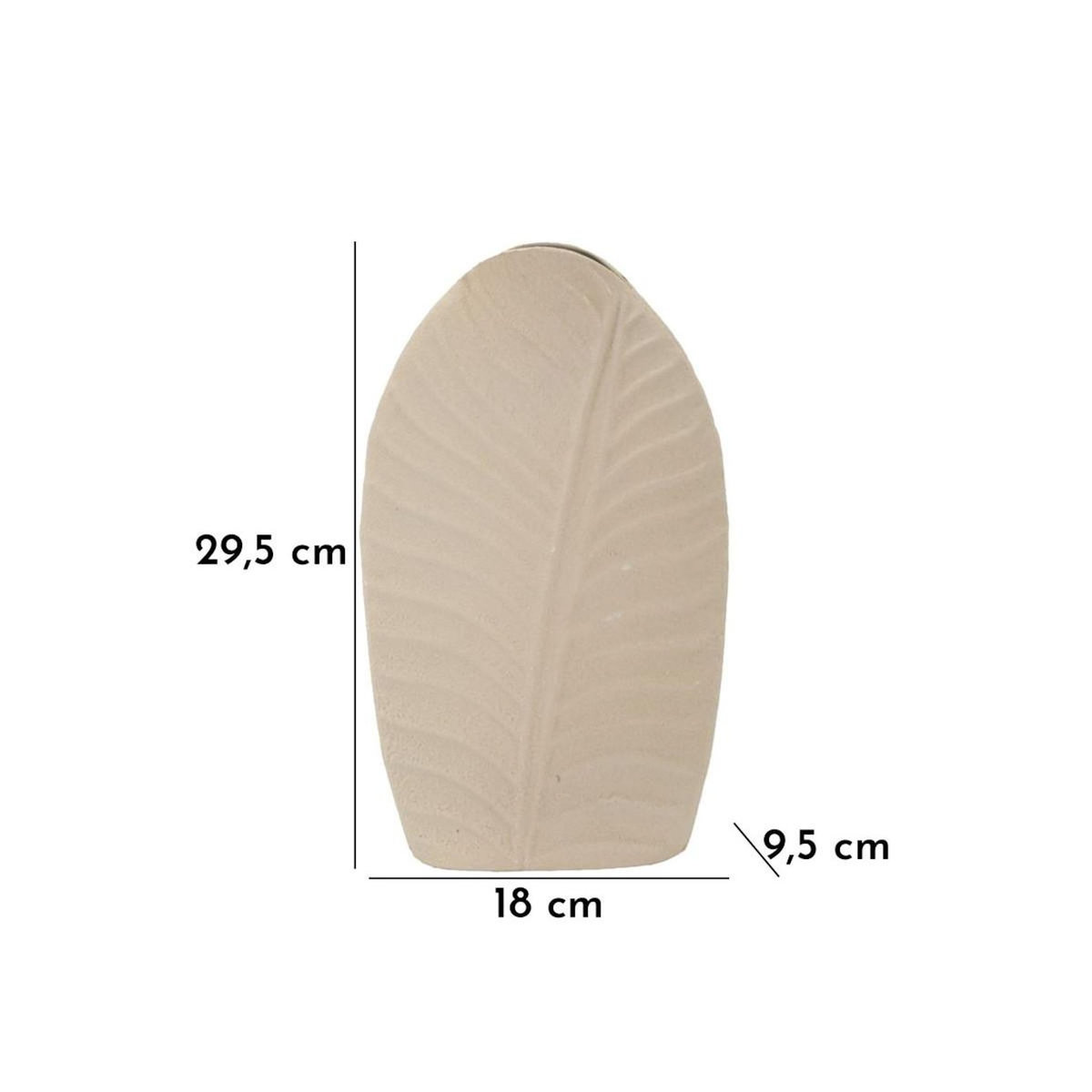 Paris Prix Vase Design  Dune  29cm Crème