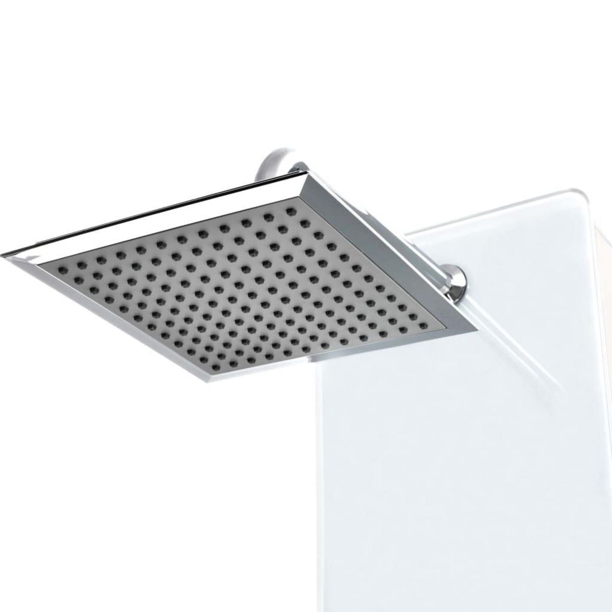 VIDAXL Panneau de douche Verre 25 x 44,6 x 130 cm Blanc
