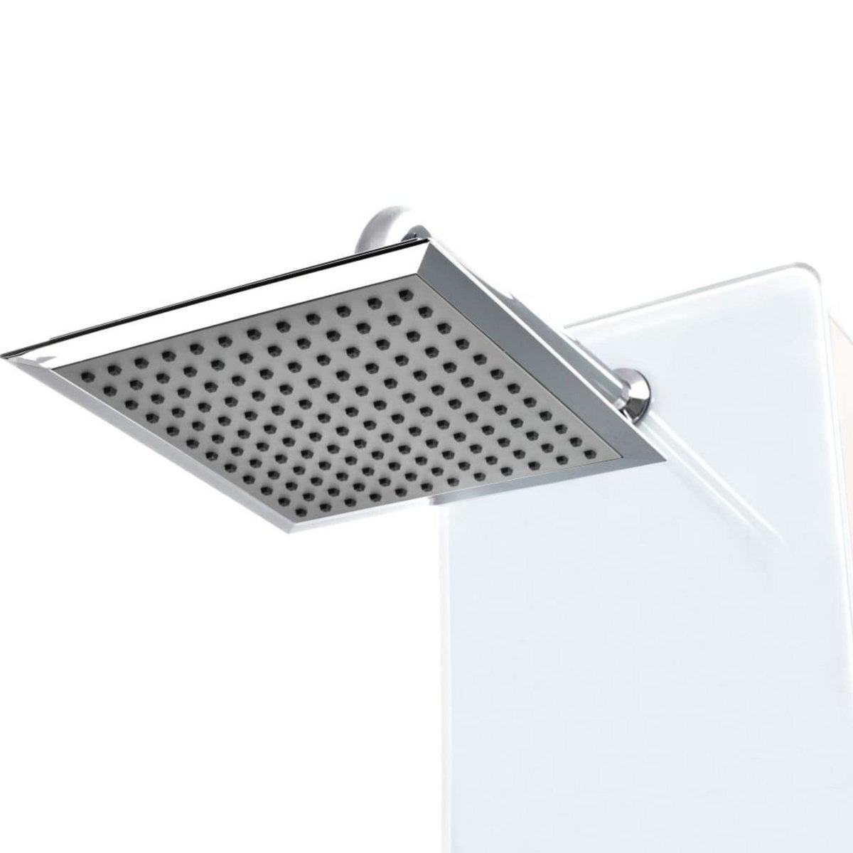 VIDAXL Panneau de douche Verre 25 x 44,6 x 130 cm Blanc