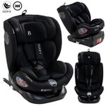 BEBELISSIMO Bebelissimo - Siège auto Isofix - pivontant 360 ° - 40-150 cm -  0-36kg  i- Evol - noir