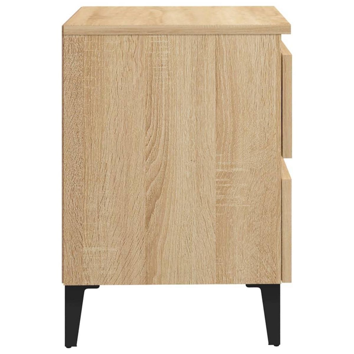 VIDAXL Table de chevet chene sonoma 40x35x50 cm bois d'ingenierie