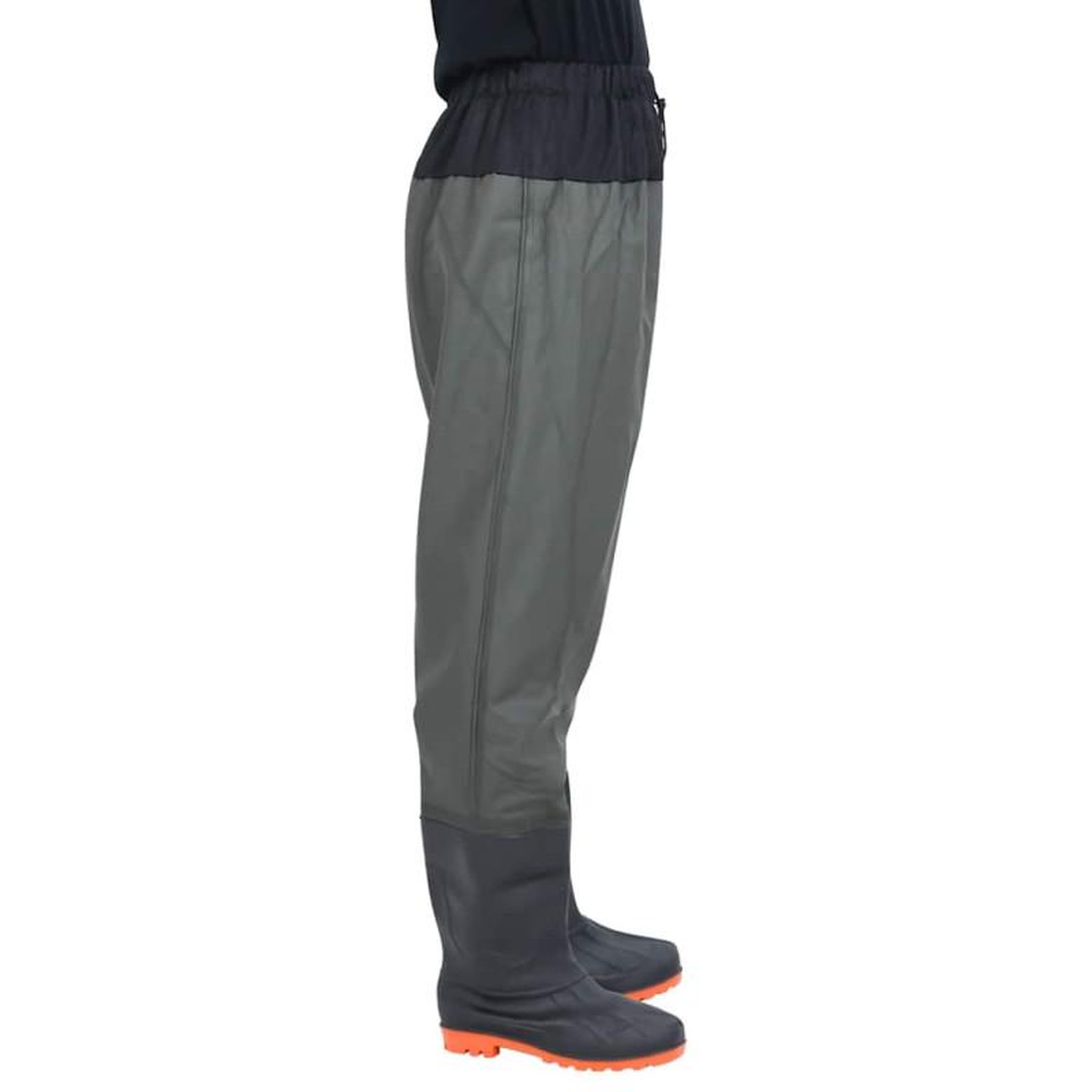 Voir la diapositive 3 : VIDAXL Cuissardes avec bottes vert foncé taille 38