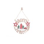 HEART OF THE HOME Décoration de Noël en bois à suspendre Xmas Tradi - Beige