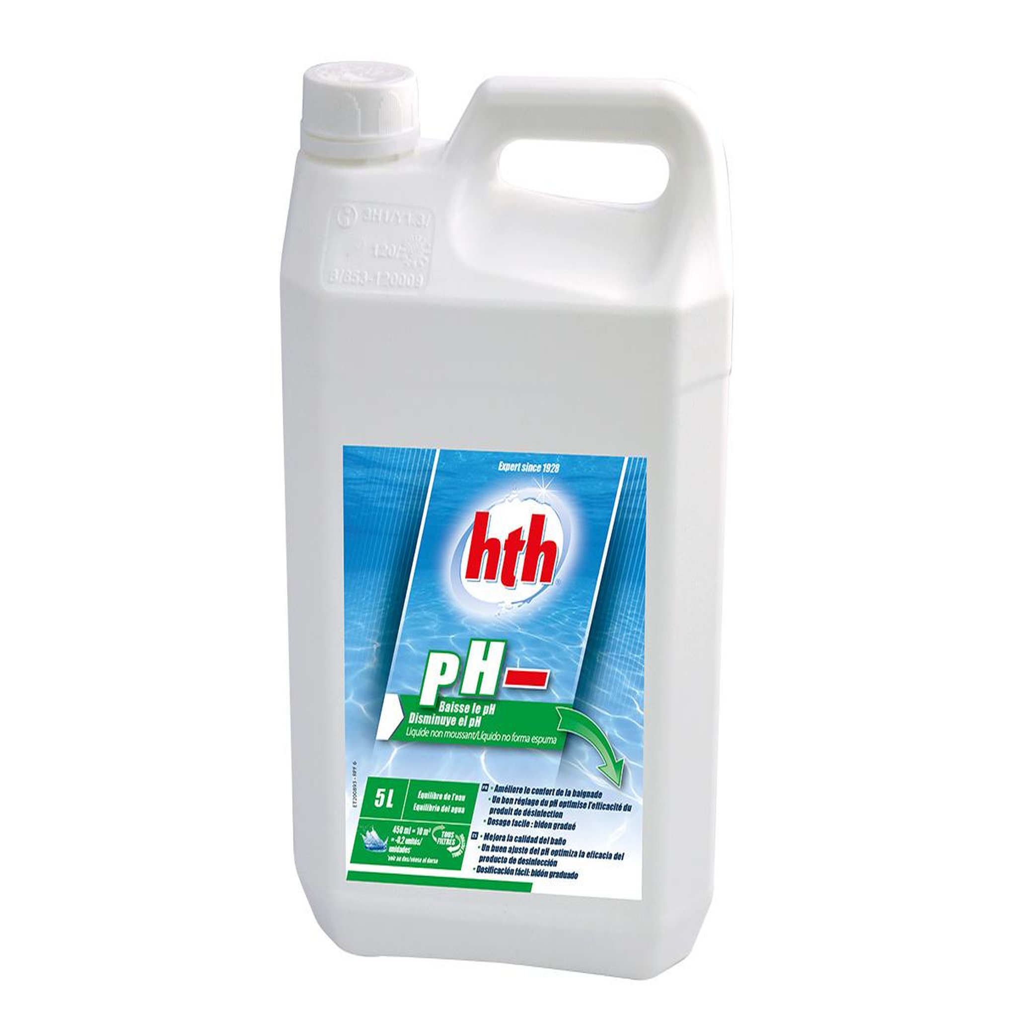 HTH pH moins liquide 5 L - HTH