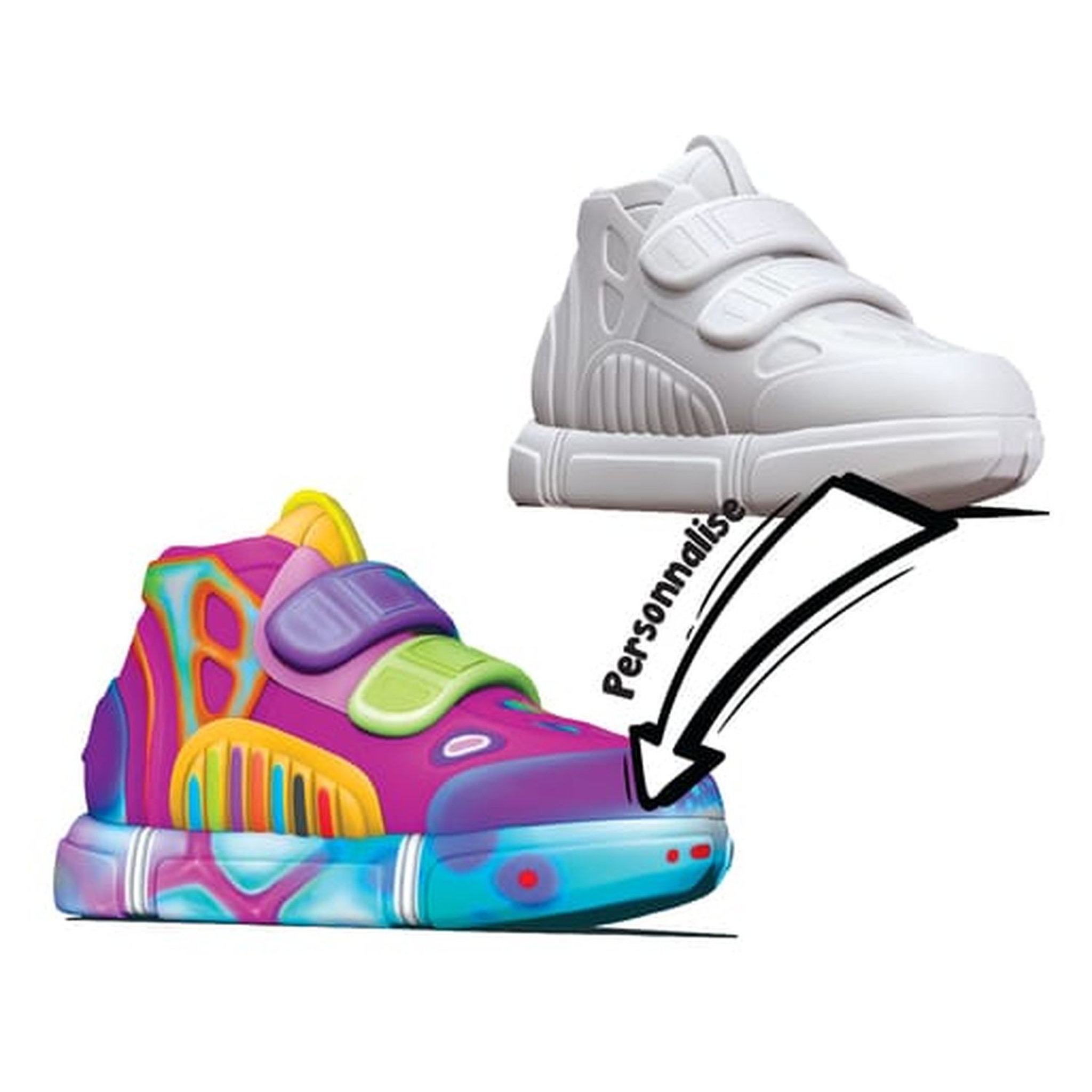 Voir la diapositive 3 : SPLASH TOYS Boîte de création Sneak'Artz Shoebox