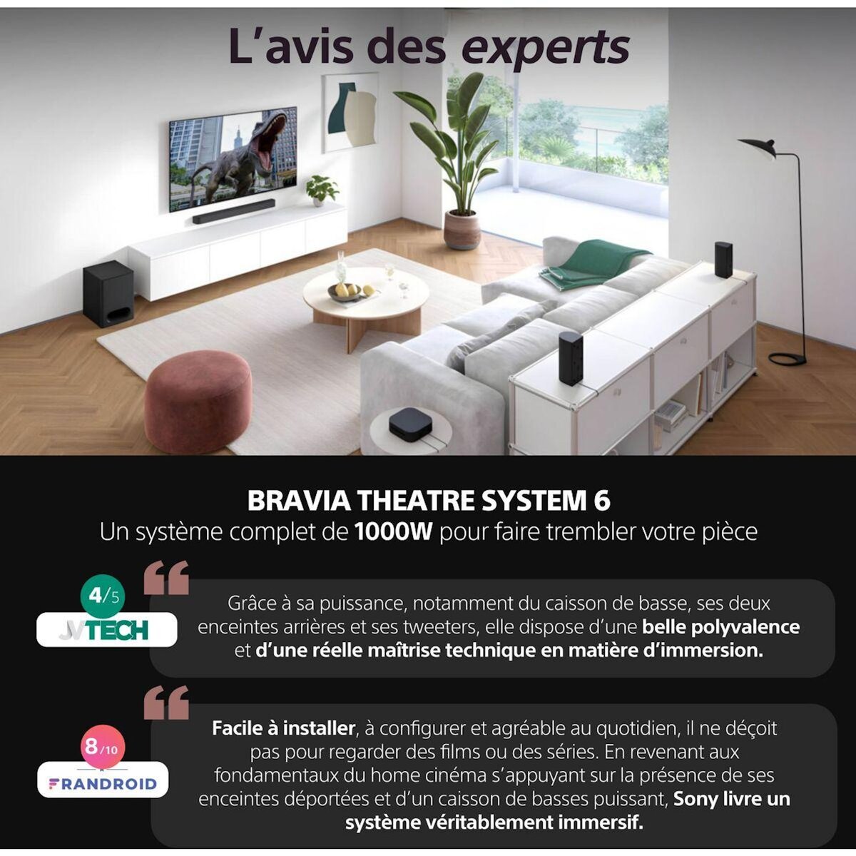 SONY Barre de son Theatre System 6