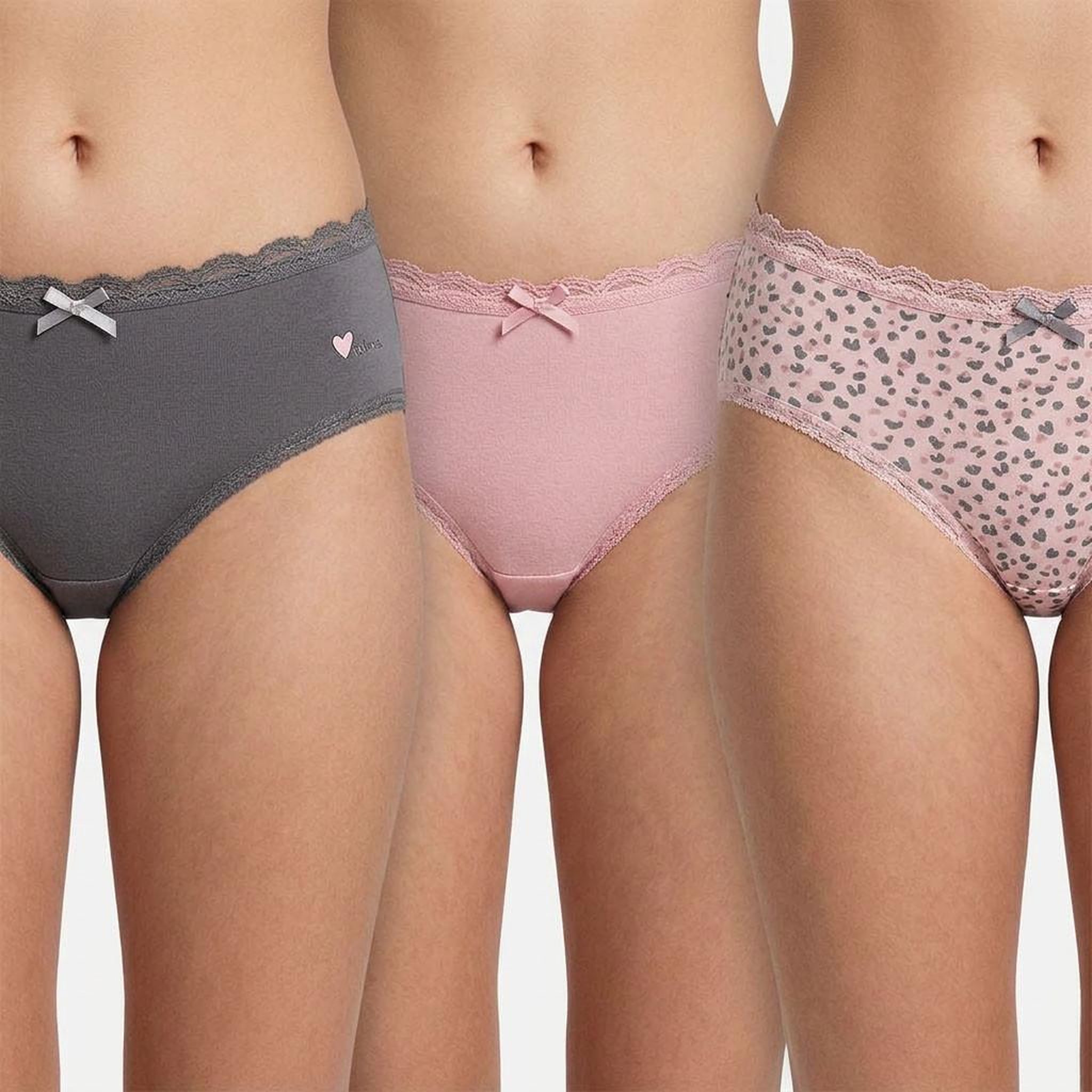 Voir la diapositive 4 : OZABI OZABI Pack Culottes Fille Coton - Lot de 6