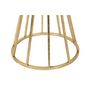 Voir la diapositive 5 : Paris Prix Table d'Appoint Design  Vienna  80cm Or