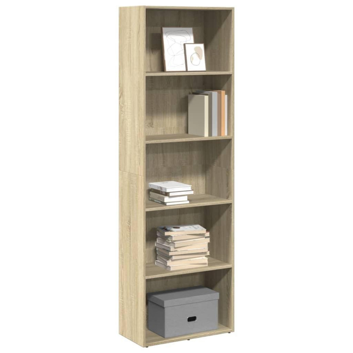 VIDAXL Bibliotheque chene sonoma 60x30x189 cm bois d'ingenierie