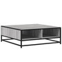 Voir la diapositive 2 : VIDAXL Table basse sonoma gris 80x80x30 cm bois d'ingenierie et metal