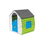 SWEEEK Cabane colorée en plastique pour enfant - LOU- L102 X l90 X H109 cm
