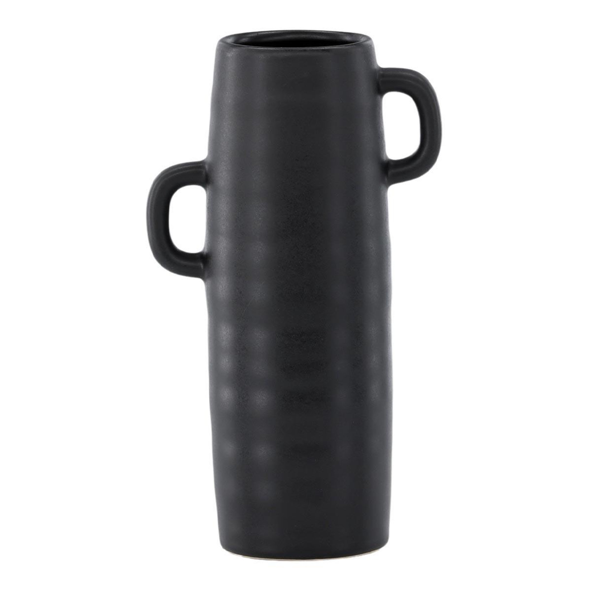 Paris Prix Vase ondulé en céramique  cent  25cm noir