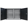 Voir la diapositive 5 : VIDAXL Armoire a outils murale Style Industriel Metal Gris et noir